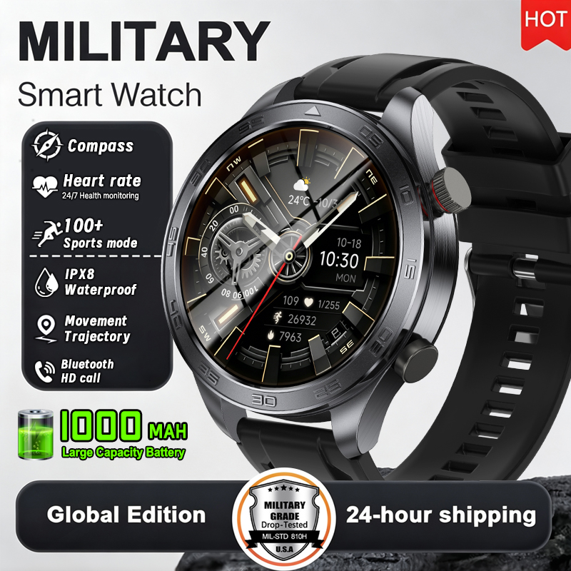 Outdoor Power Meter Box - New Military Smart Watch Men GPS