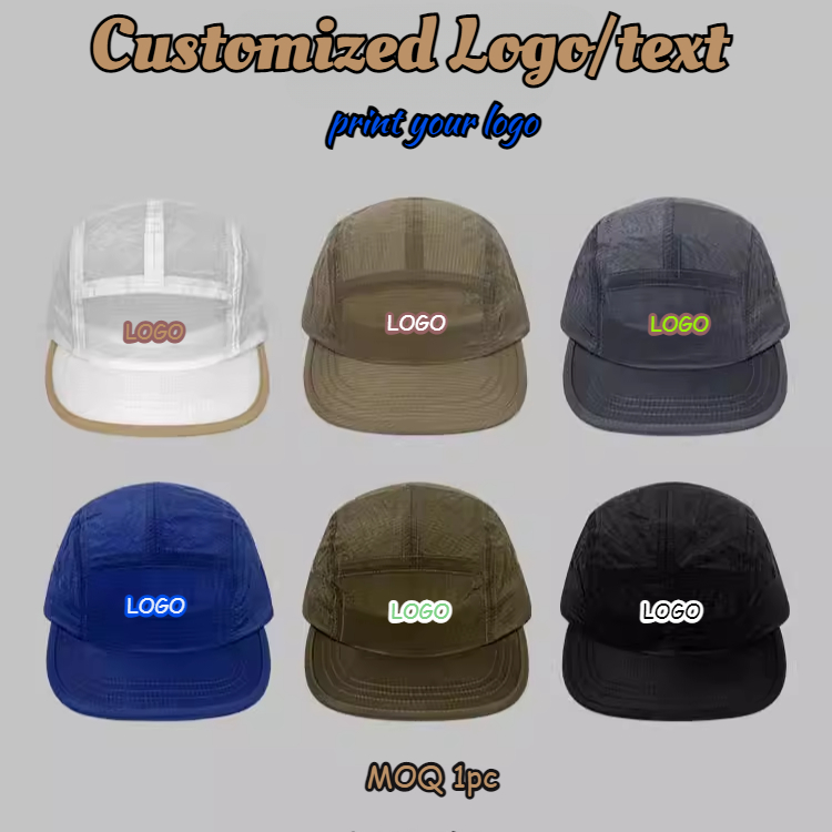 Outdoor Power Board - Japanese Simple Light Breathable Quick-drying 5-Panel
