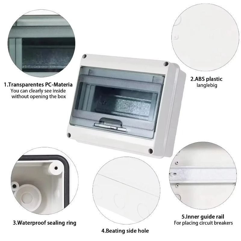 2/3/5/8 Way Waterproof Electri - đánh giá và giá Outdoor Power Distribution Box