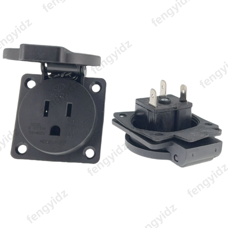 Black 125V 15A 20A IP44 CE Ame - đánh giá và giá Outdoor Power Receptacle