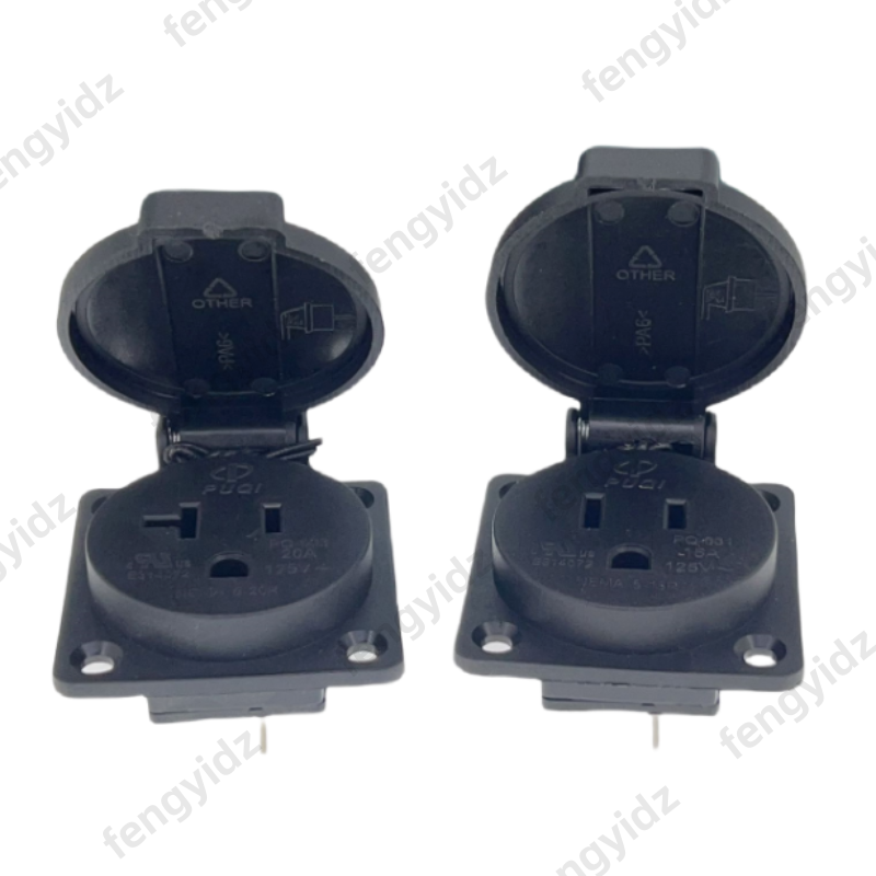 Black 125V 15A 20A IP44 CE Ame - đánh giá và giá Outdoor Power Receptacle