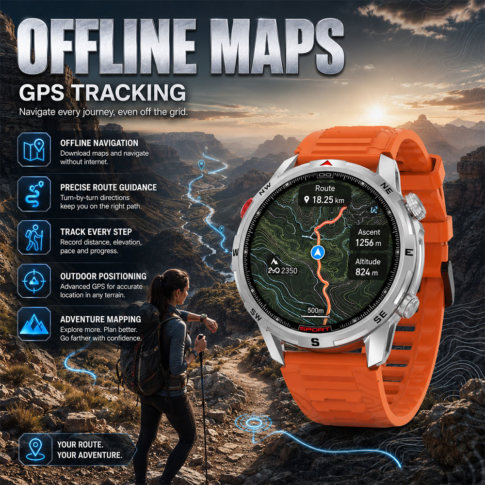 New Outdoor Smart Watch 1.43in - đánh giá và giá Outdoor Power Meter Box