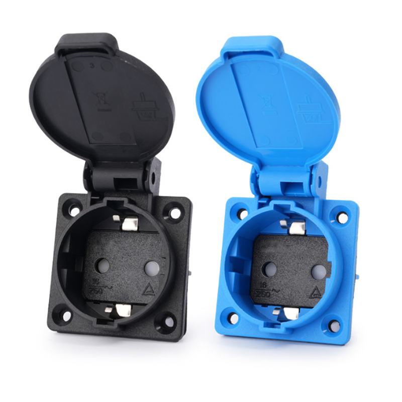 Màu Xanh Đen Tròn Bao 50*50Mm  - đánh giá và giá Outdoor Power Inlet Box