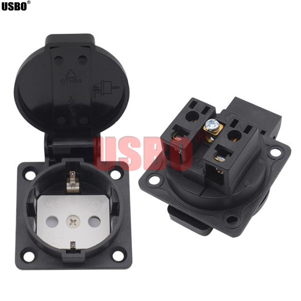 Màu Xanh Đen Tròn Bao 50*50Mm  - đánh giá và giá Outdoor Power Inlet Box