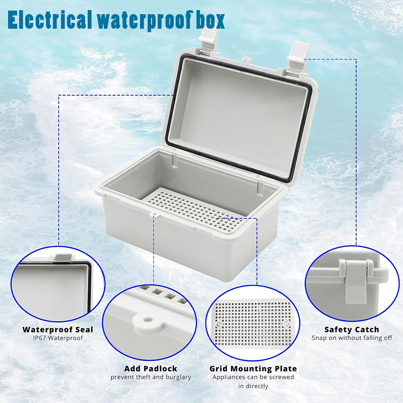 IP66 Waterproof Power Electric - đánh giá và giá Outdoor Power Distribution Box