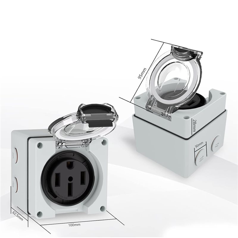 Y17A 6X 50Amp Power Outlet Box - đánh giá và giá Outdoor Power Receptacle