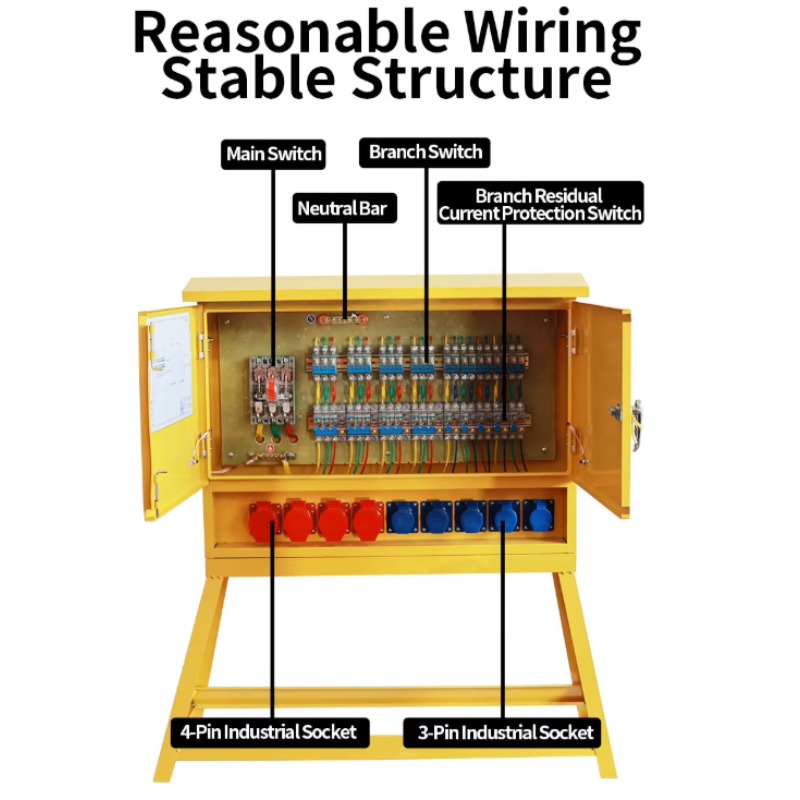 Yellow Safety Switch Box Outdo - đánh giá và giá Panel Power Outdoor