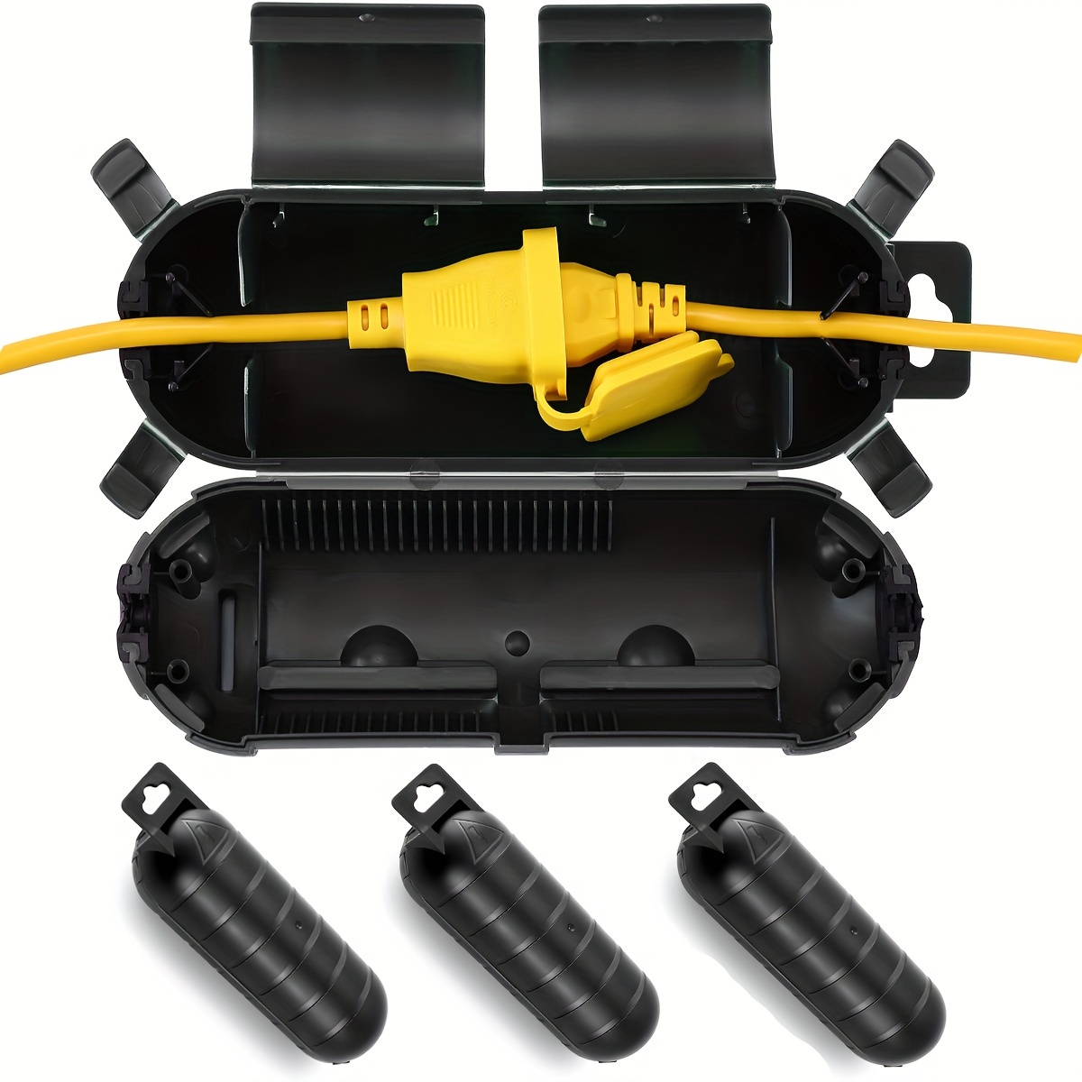 Extension Cord Plug Connection - đánh giá và giá Outdoor Power Socket Cover