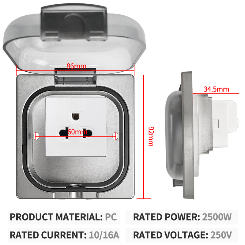 IP65 Waterproof Outdoor Socket - đánh giá và giá Outdoor Power Receptacle