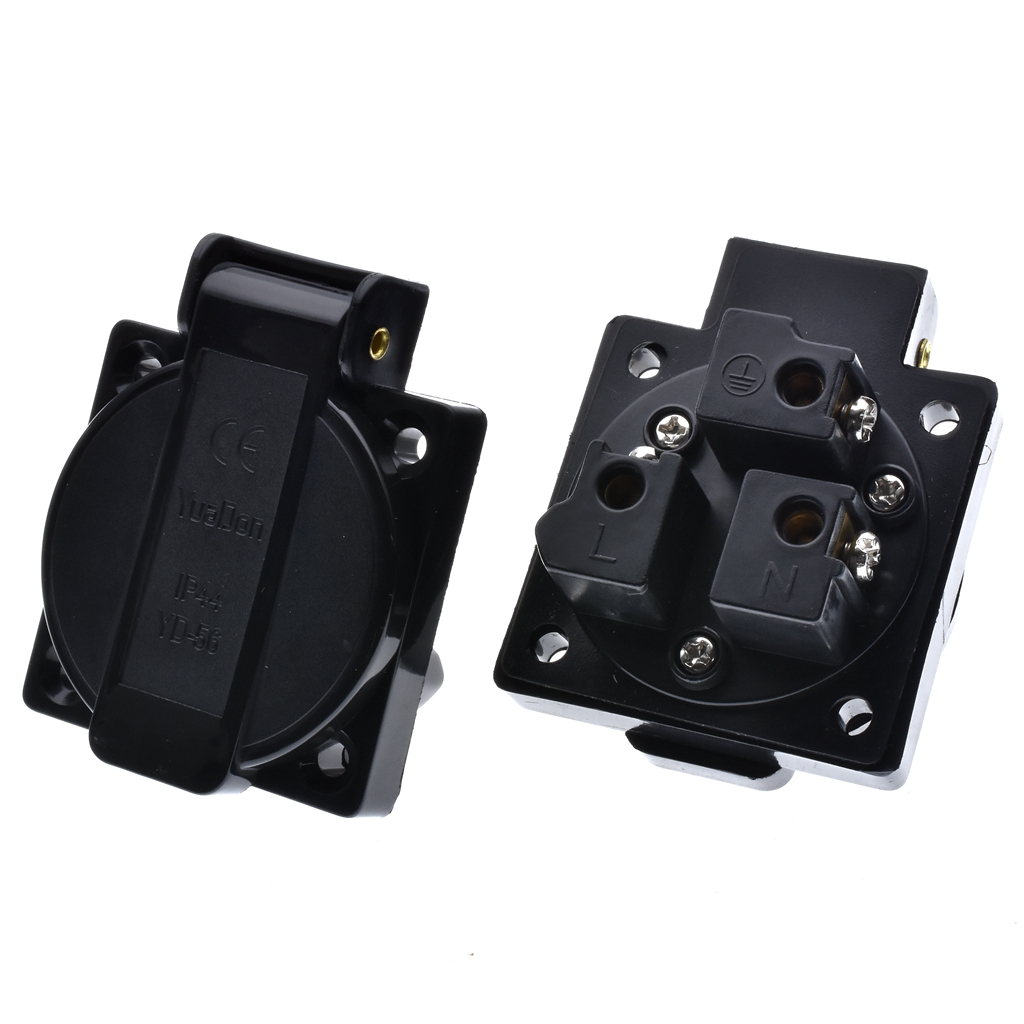 1pcs Britain Black Blue 13A 25 - đánh giá và giá Outdoor Power Receptacle
