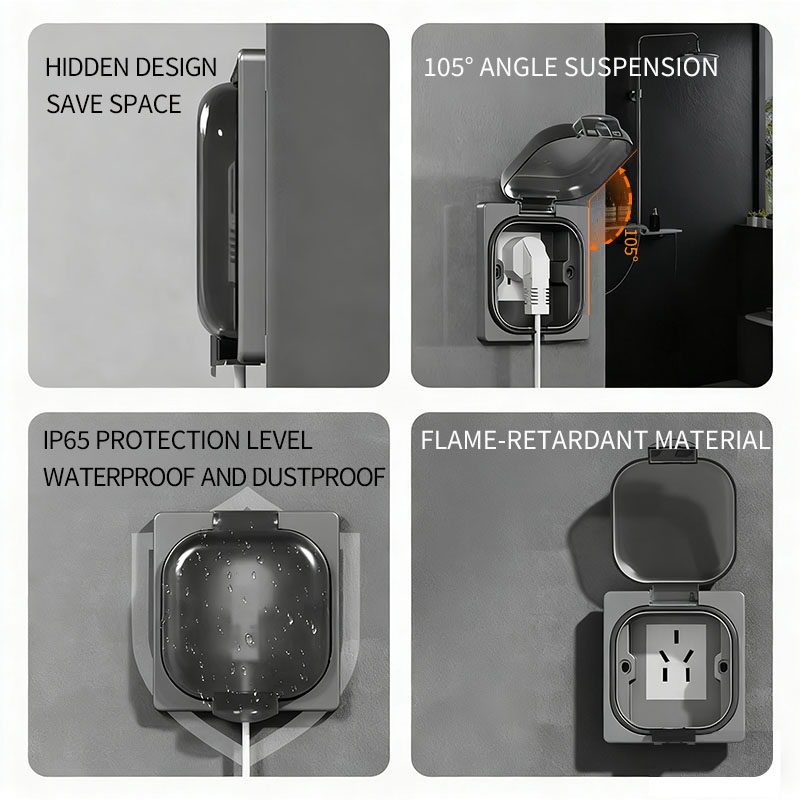 IP65 Waterproof Outdoor Socket - đánh giá và giá Outdoor Power Inlet Box