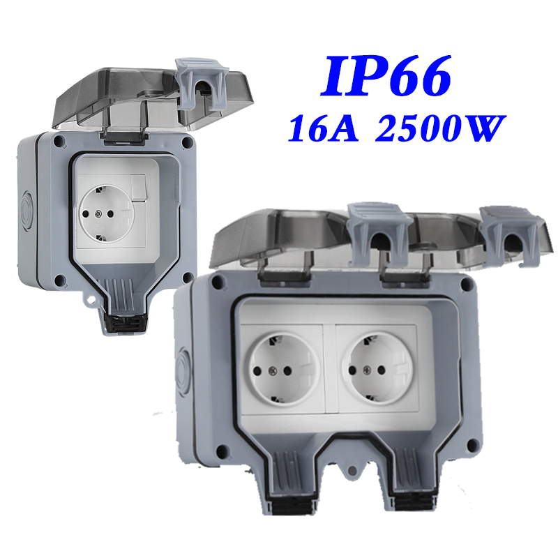 16A EU KR Outdoor Wall Waterpr - đánh giá và giá Outdoor Power Inlet Box