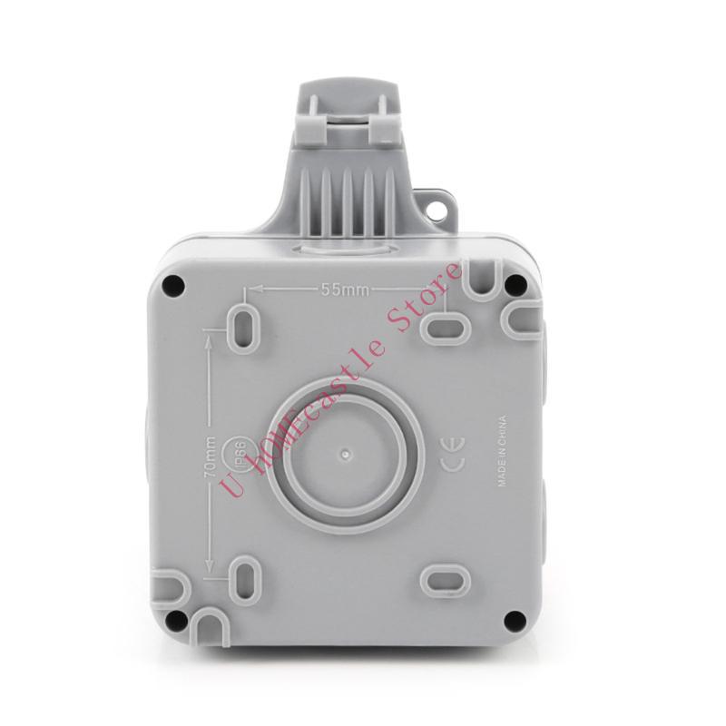 Hộp ổ cắm chống nước 63HF Ổ cắ - đánh giá và giá Outdoor Power Socket Cover