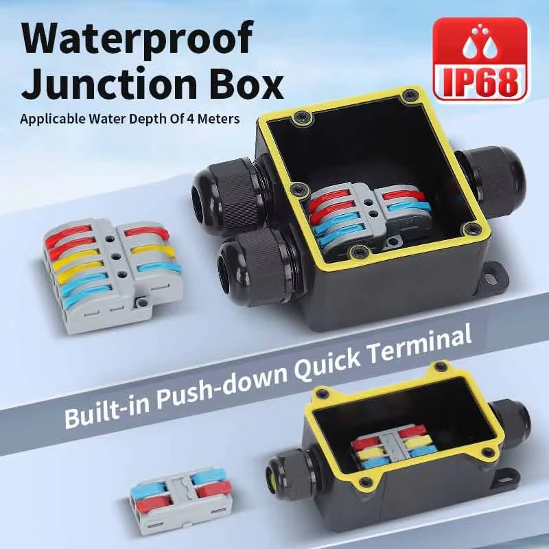 Junction Box Waterproof IP68 2 - đánh giá và giá Outdoor Power Wash