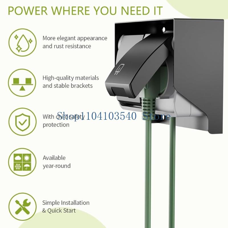 02dc Outlet Outlet Hộ gia đình - đánh giá và giá Outdoor Power Socket Cover