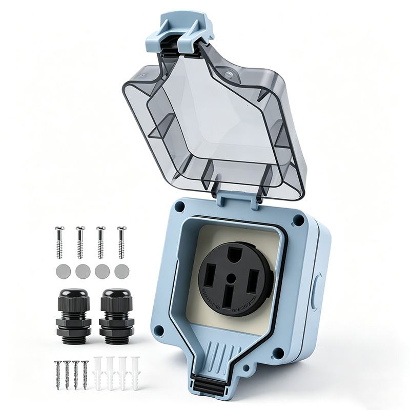 Outdoor Power Outlet Box Water - đánh giá và giá Outdoor Power Socket Cover