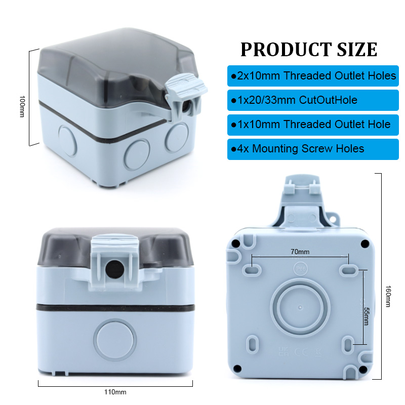 Outdoor Power Outlet Box Water - đánh giá và giá Outdoor Power Socket Cover