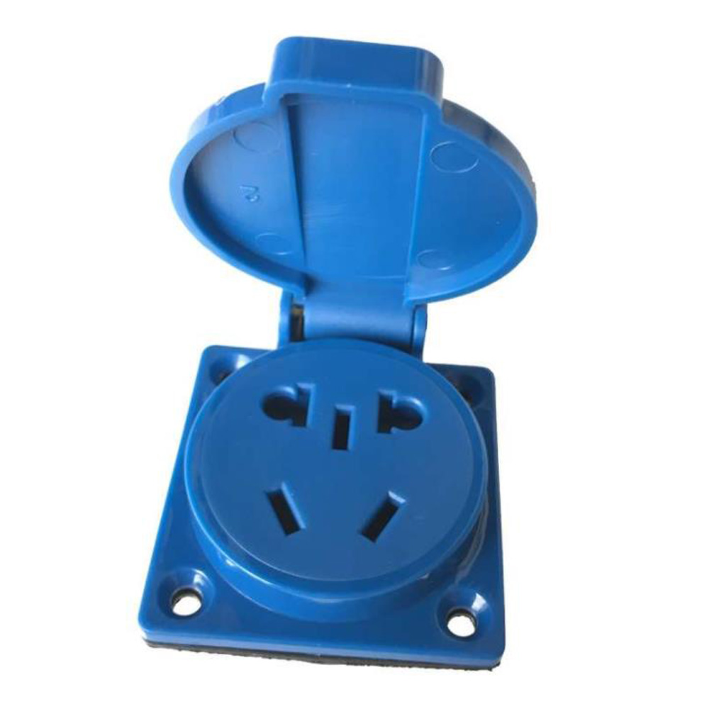 Xanh Dương IP54 10A/16A 220V Đ - đánh giá và giá Outdoor Power Inlet Box