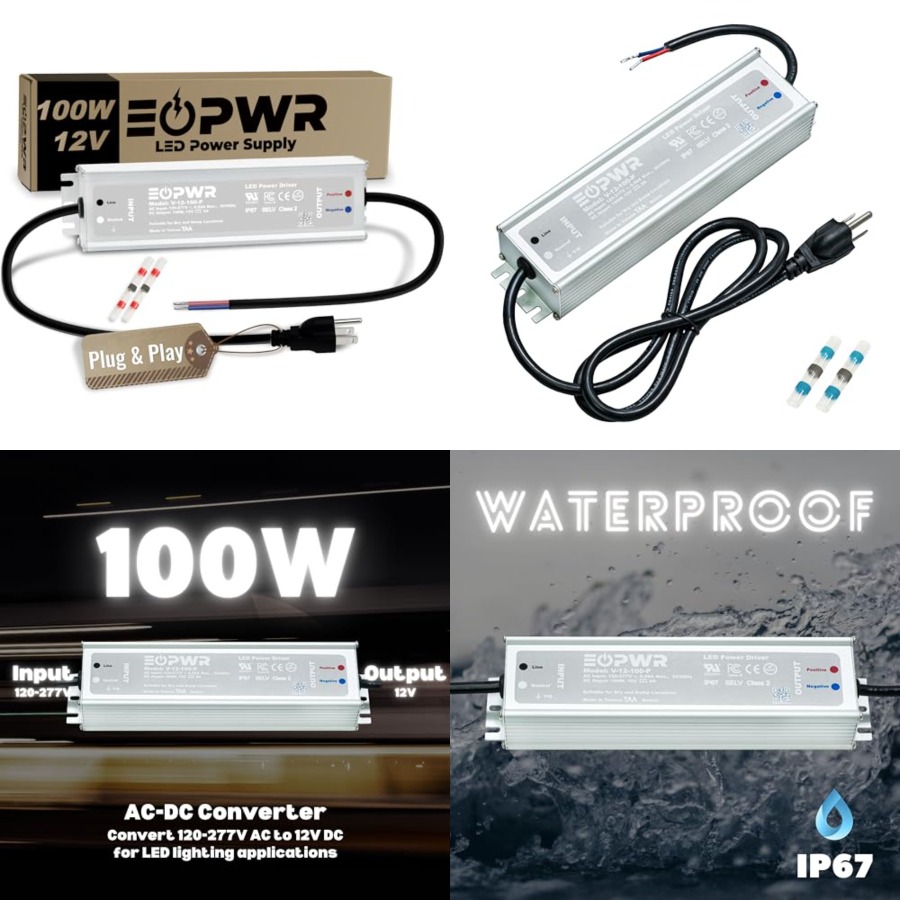 LED Driver Waterproof IP67 Pow - đánh giá và giá Outdoor Power Transformer