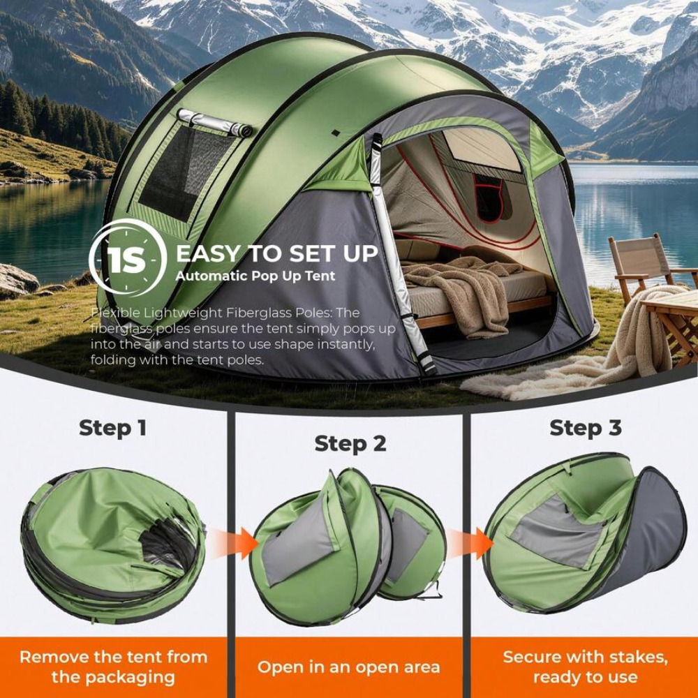 4 Person Pop Up Camping Tent I - đánh giá và giá Outdoor Power Socket Cover