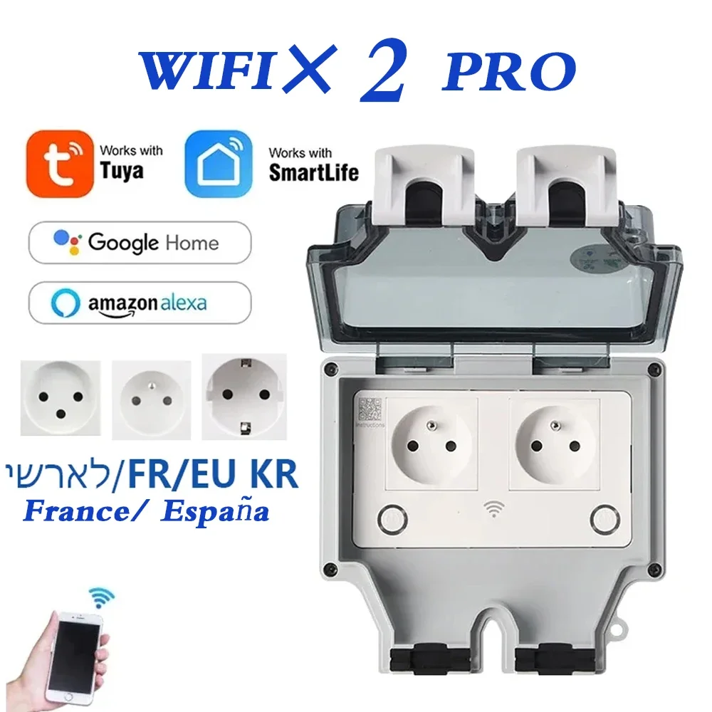 Tuya Waterproof Electrical Wal - đánh giá và giá Outdoor Power Inlet Box