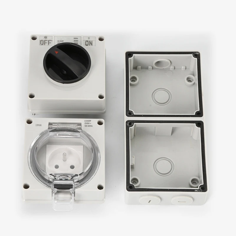 220V 2 Lỗ Điện Tường Có Công T - đánh giá và giá Outdoor Power Inlet Box