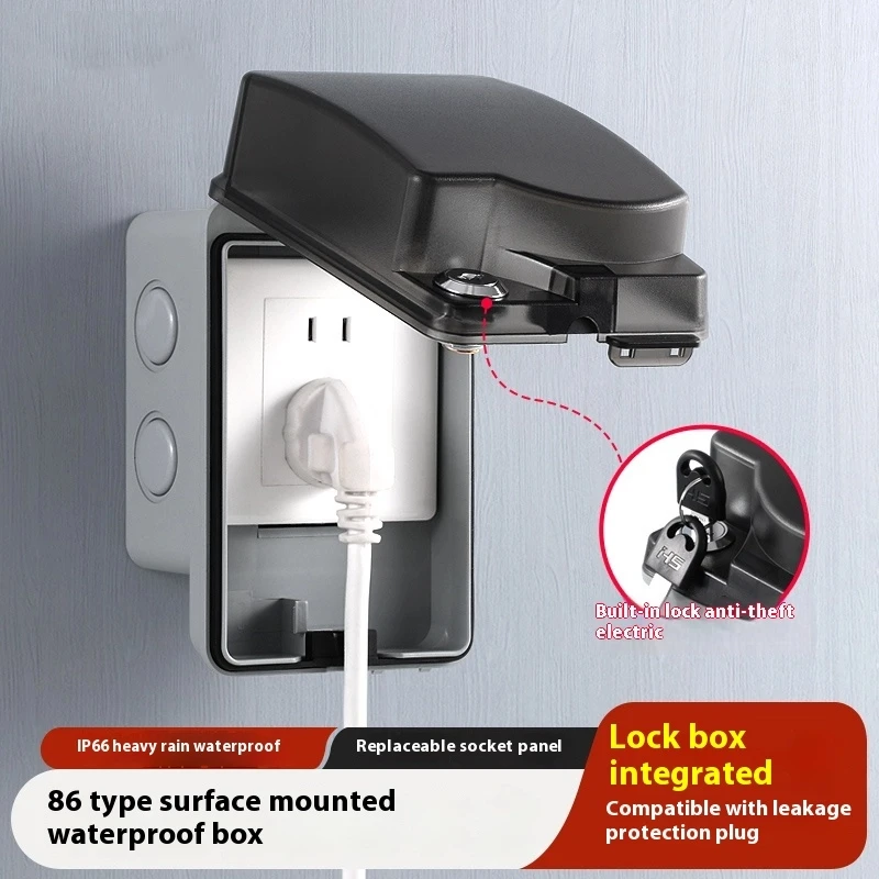 Outdoor Waterproof Socket Open - đánh giá và giá Outdoor Power Socket Cover