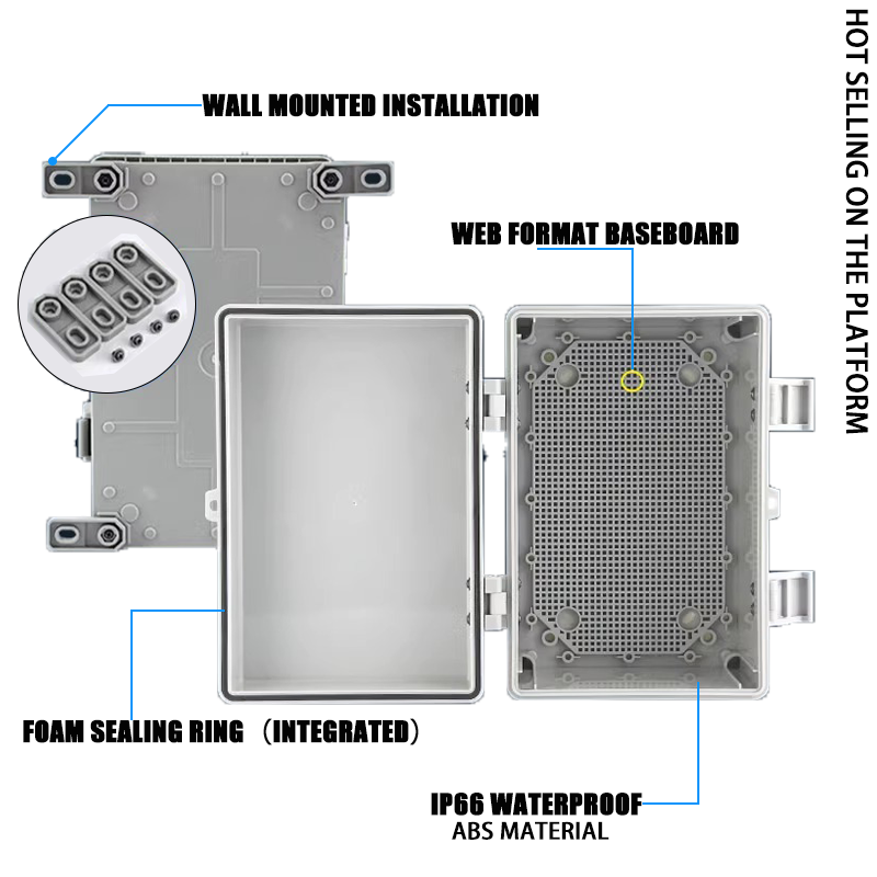 IP66 ABS Outdoor Waterproof El - đánh giá và giá Outdoor Power Cable Junction Box