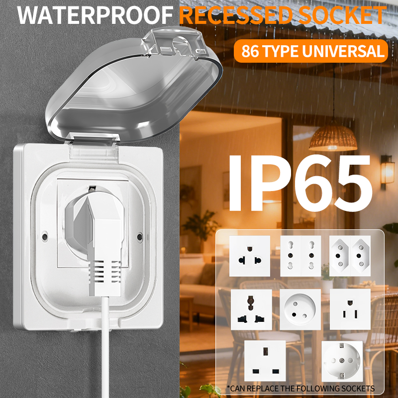 IP65 Waterproof Outdoor Socket - đánh giá và giá Outdoor Power Receptacle