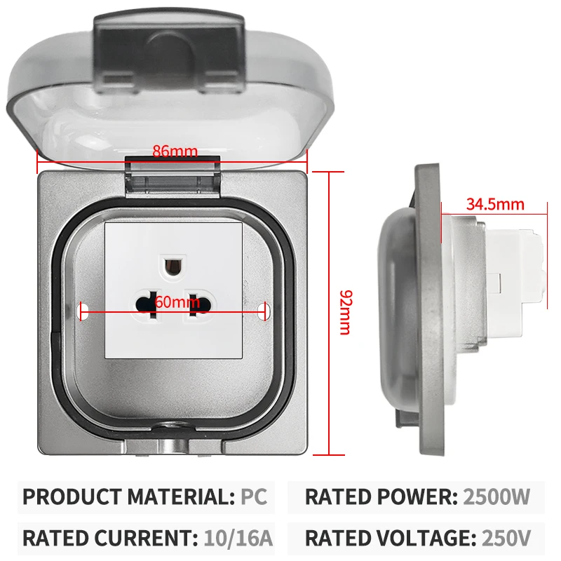 IP65 Waterproof Outdoor Socket - đánh giá và giá Outdoor Power Receptacle