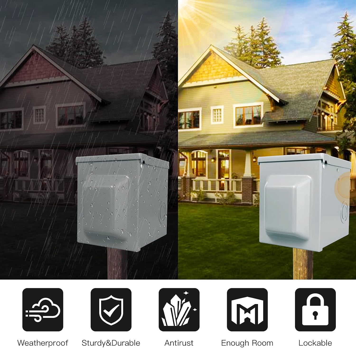 30/50 Amp 125/250 Volt RV Powe - đánh giá và giá Outdoor Power Receptacle