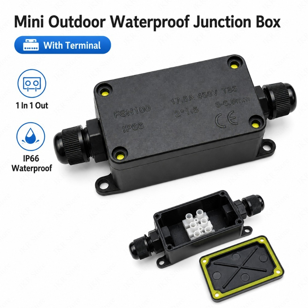 IP66 Waterproof Cable Junction - đánh giá và giá Outdoor Power Cable Junction Box