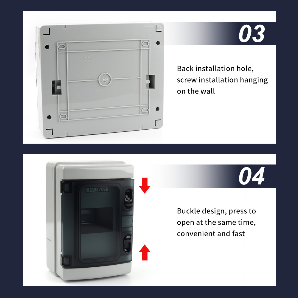 DIYGO HA-4/8/12/18/24 WAY IP65 - đánh giá và giá Outdoor Power Distribution Box