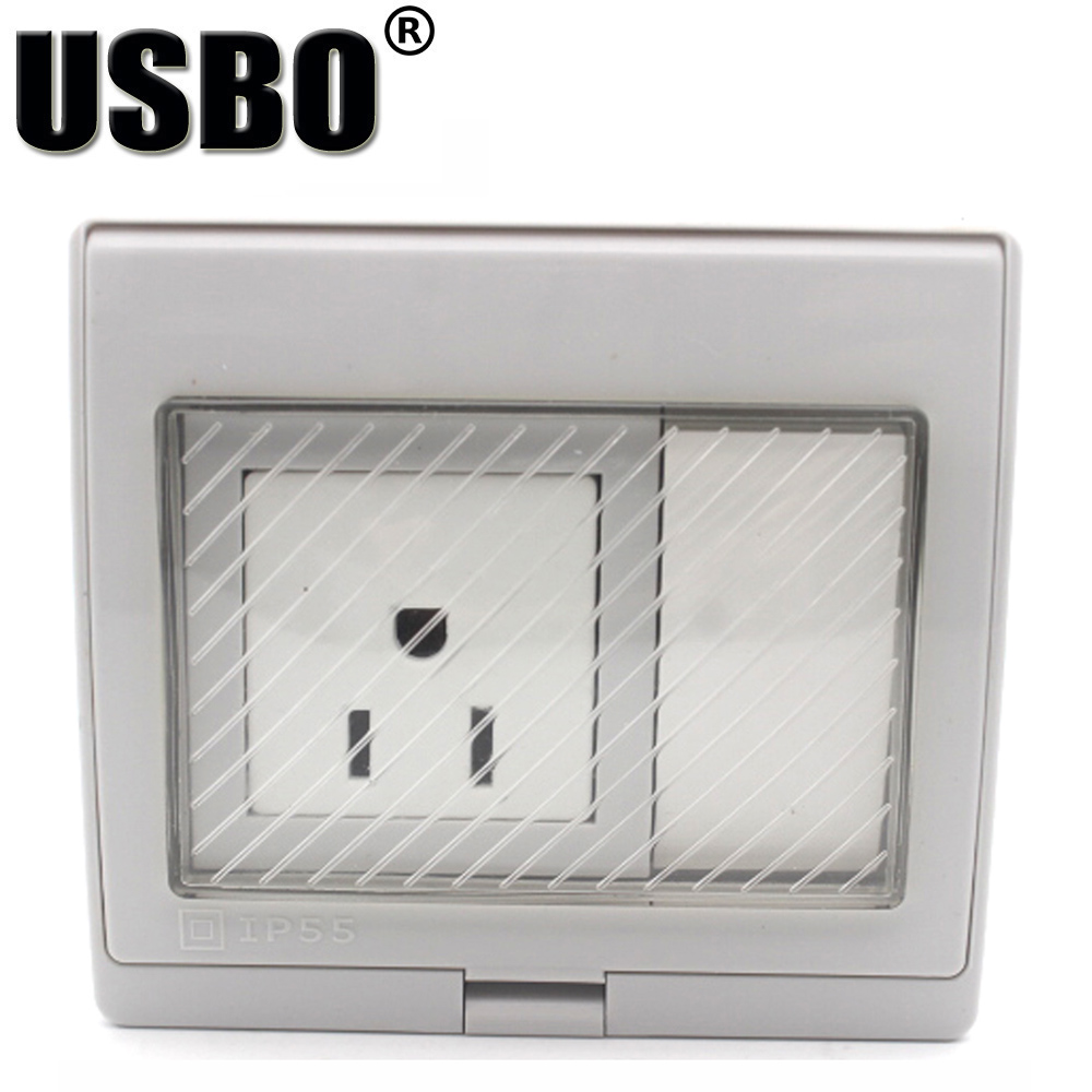 White IP55 Outdoor Anti-UV Wal - đánh giá và giá Outdoor Power Inlet Box