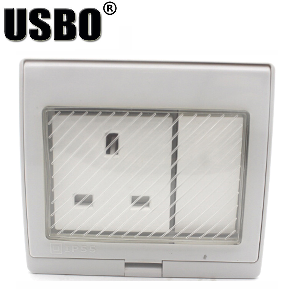 White IP55 Outdoor Anti-UV Wal - đánh giá và giá Outdoor Power Inlet Box